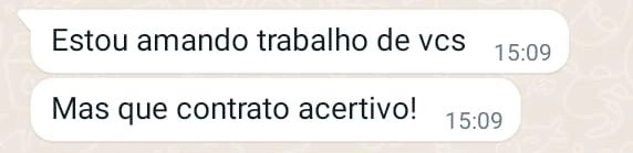 Depoimento de cliente sobre criação de conteúdo para redes sociais